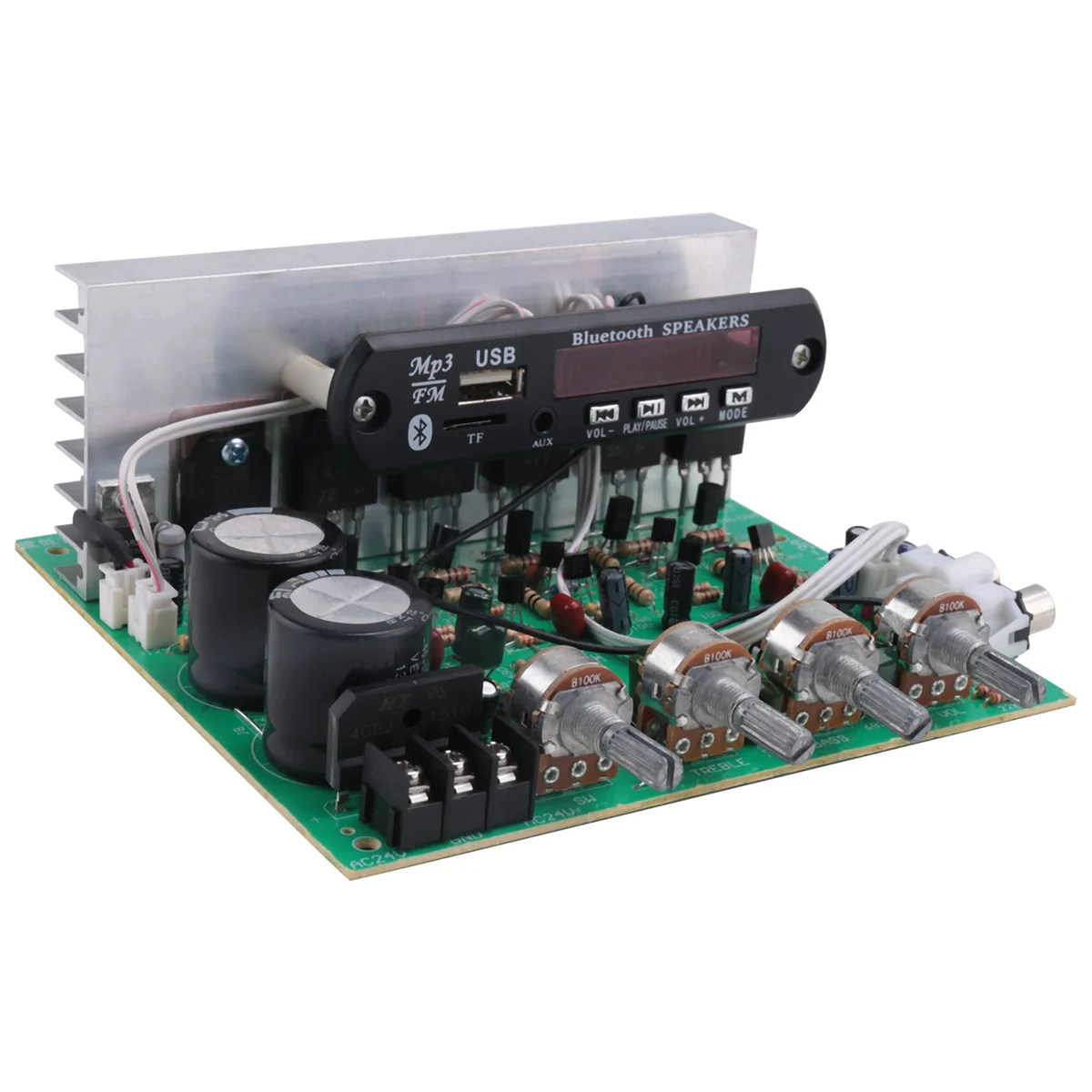 AP-Bluetooth Amplifier Board 3X80W 2.1 Channel Amplificador Audio