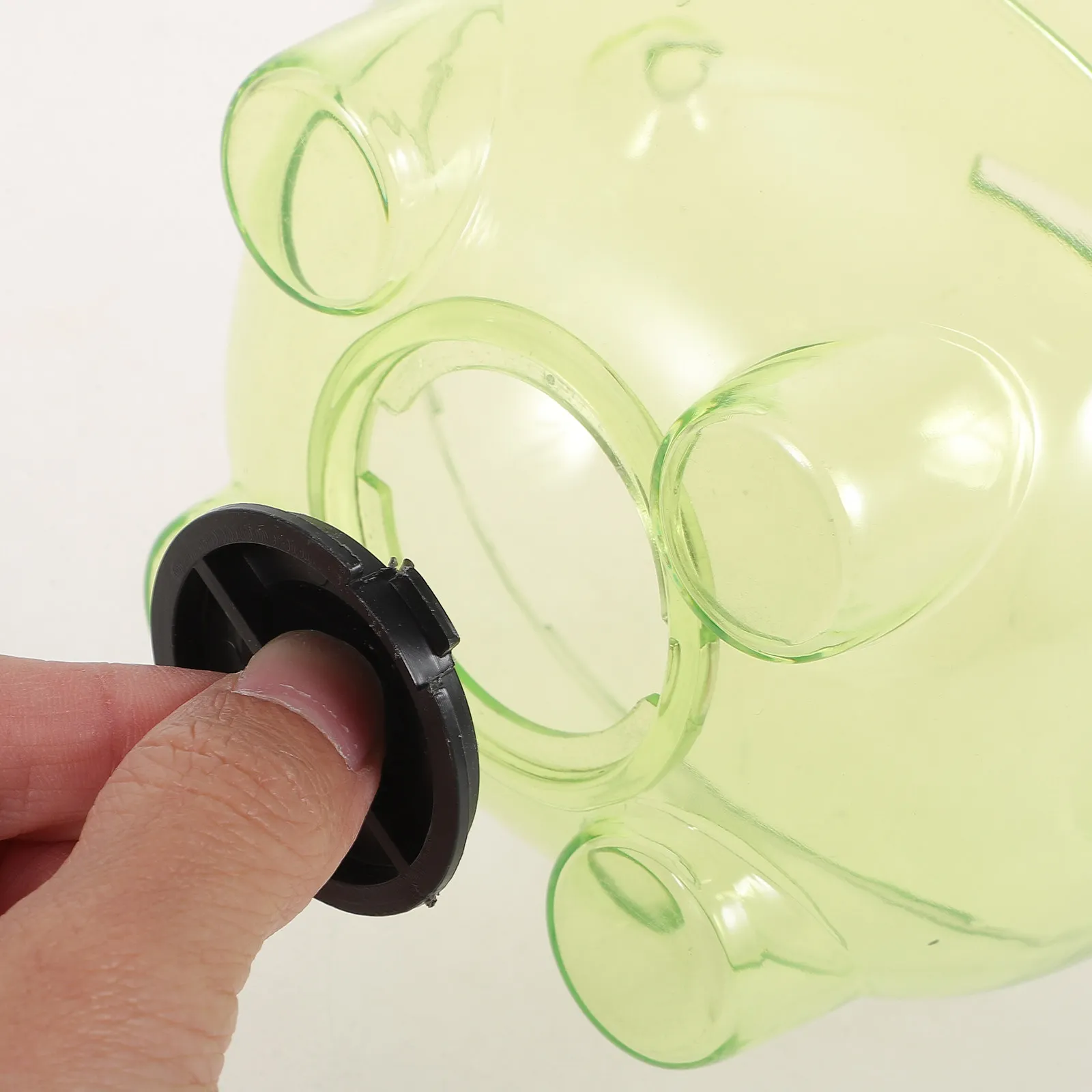 

2 шт. прозрачных акриловых копилок большой вместимости для детей, милые контейнеры для сбережений для малышей и младенцев