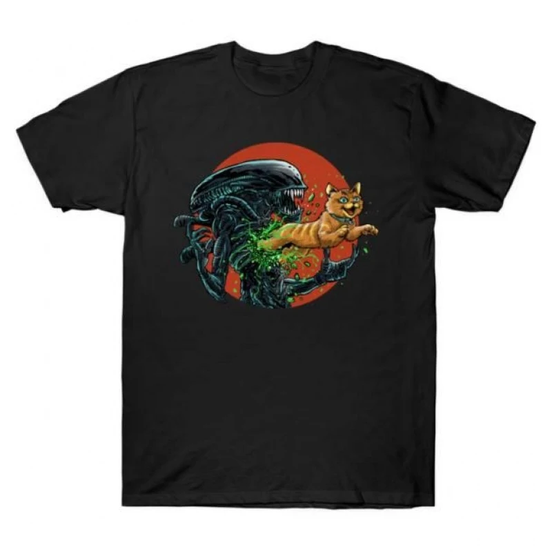 The Cutest is Inside 0412 Xenomorp Horror movie Weyland Sci-Fic Alien Gift T-Shirt 100% cotton Graphic clothes All size tops