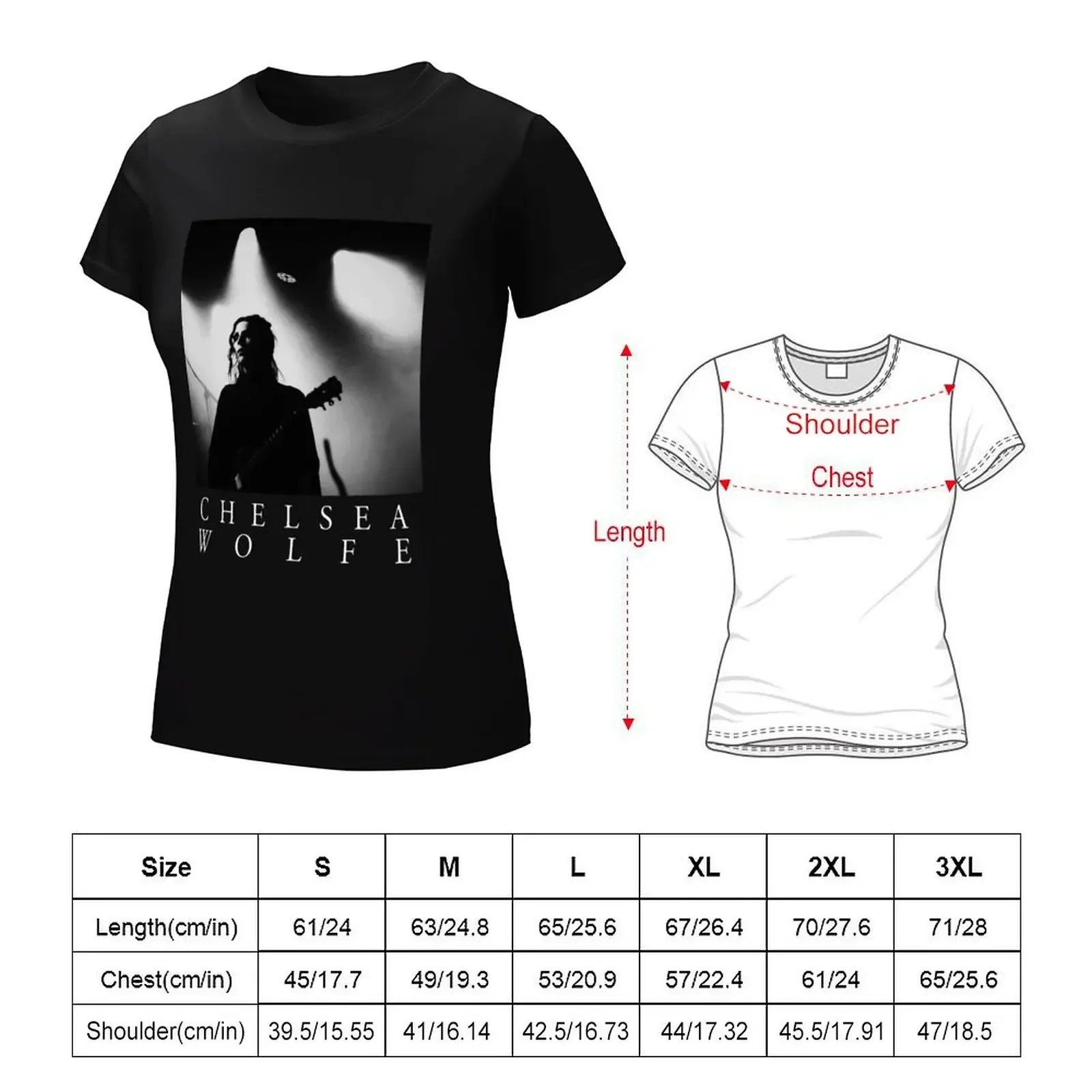 Chelsea Wolfe T-shirt shirts graphic tees summer tops ariat shirts for Women