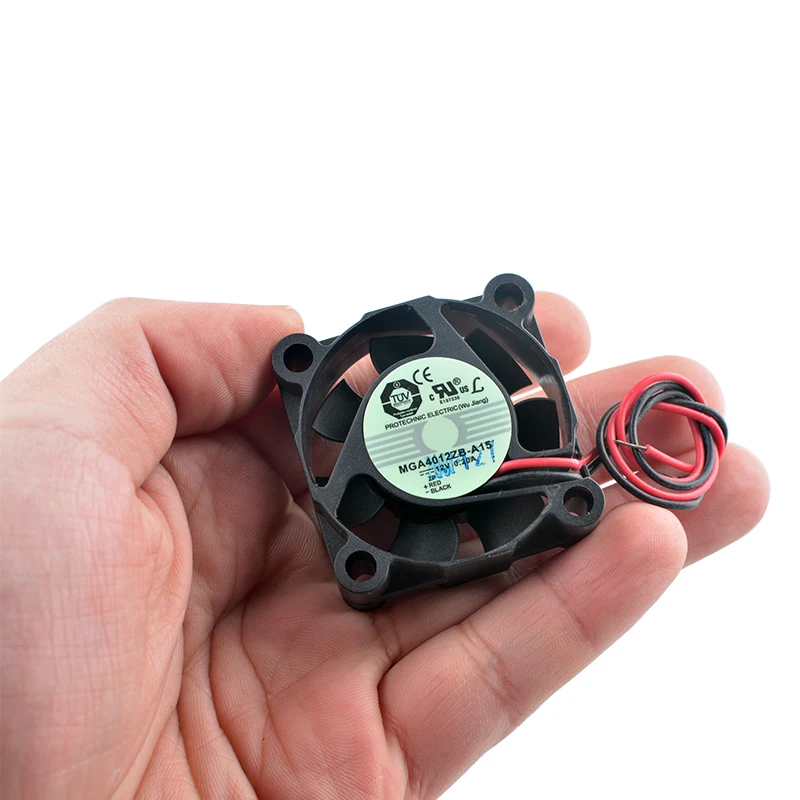 MGA4012ZB-A15พัดลม4ซม. 40มม. 0.20A DC12V 40x40x15มม. ตลับลูกปืนแบบคู่พัดลมทำความเย็นความเร็วสูงสำหรับแหล่งจ่ายไฟ
