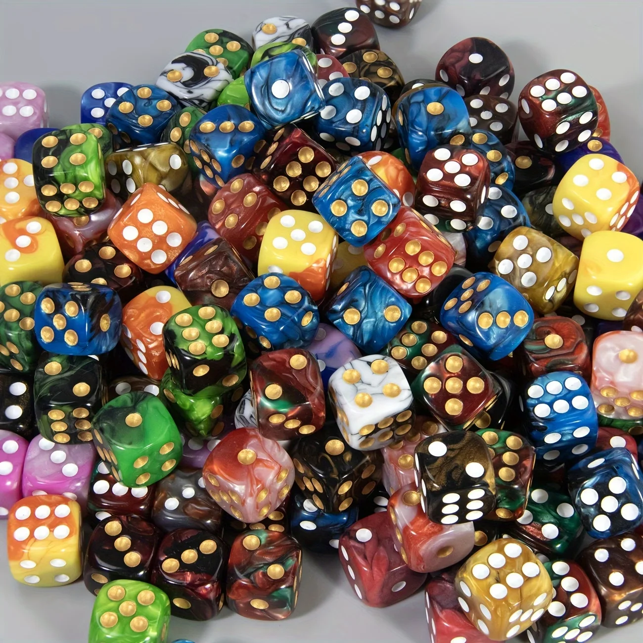 DND Würfel D6 Polyedrische 18-teilige Würfelset für D&D RPG MTG Tischspiele. Perfekt für Fantasy-Rollenspiele, Abenteuer, Tischspiele & DM – Detail 1