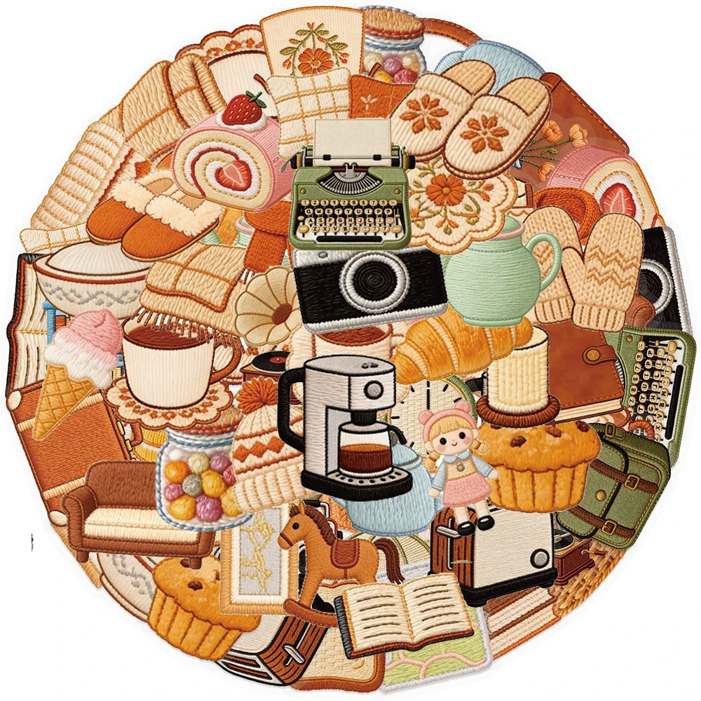 

10/30/50pcs Transparent Cute Aesthetic Graffiti Stickers Cartoon Decal Toy DIY Stationery Notebook Guitar Waterproof PET Sticker