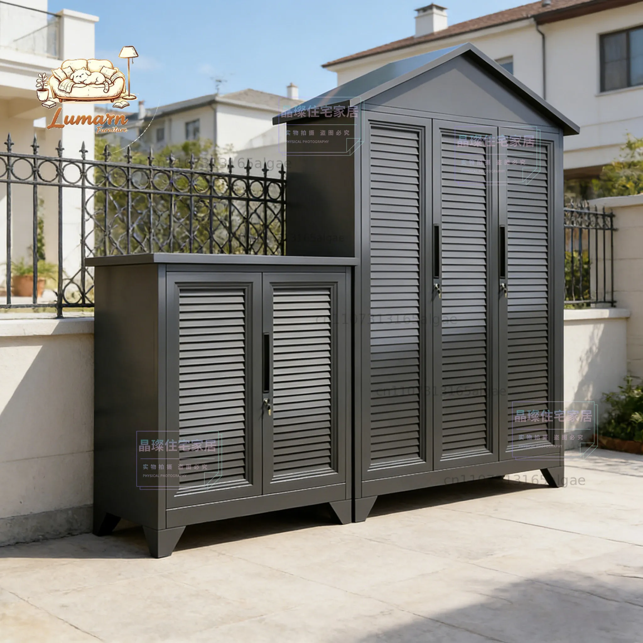 Outdoor waterproof and sunscreen locker Floor-to-ceiling