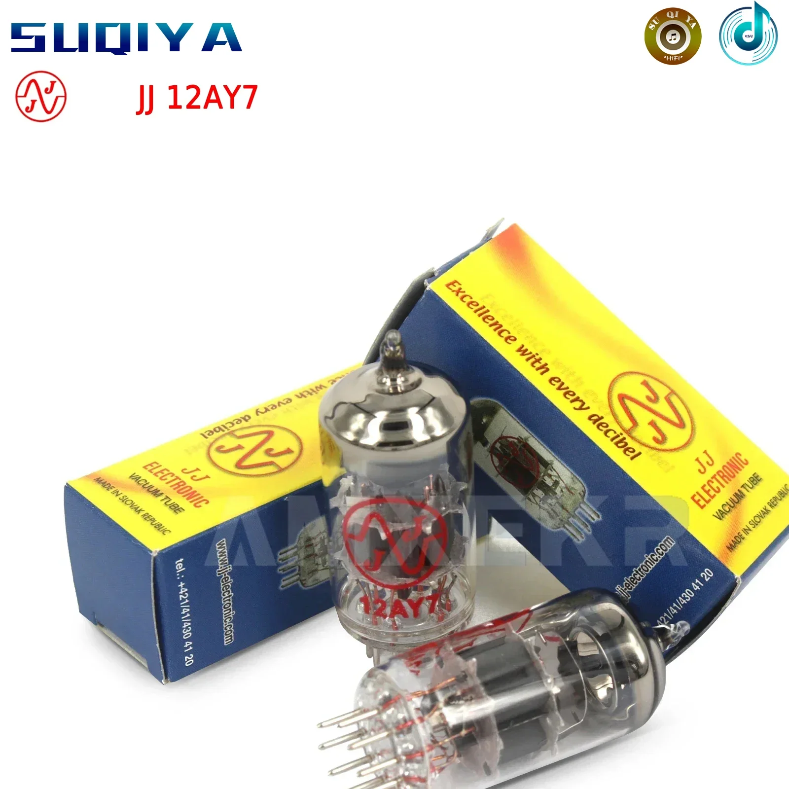 

JJ 12AY7 Vacuum Tube Replace EL84 6N14Pn 6BQ5 6072 Can Replace The Same Model In Russia Factory Test and Match Signal Tube