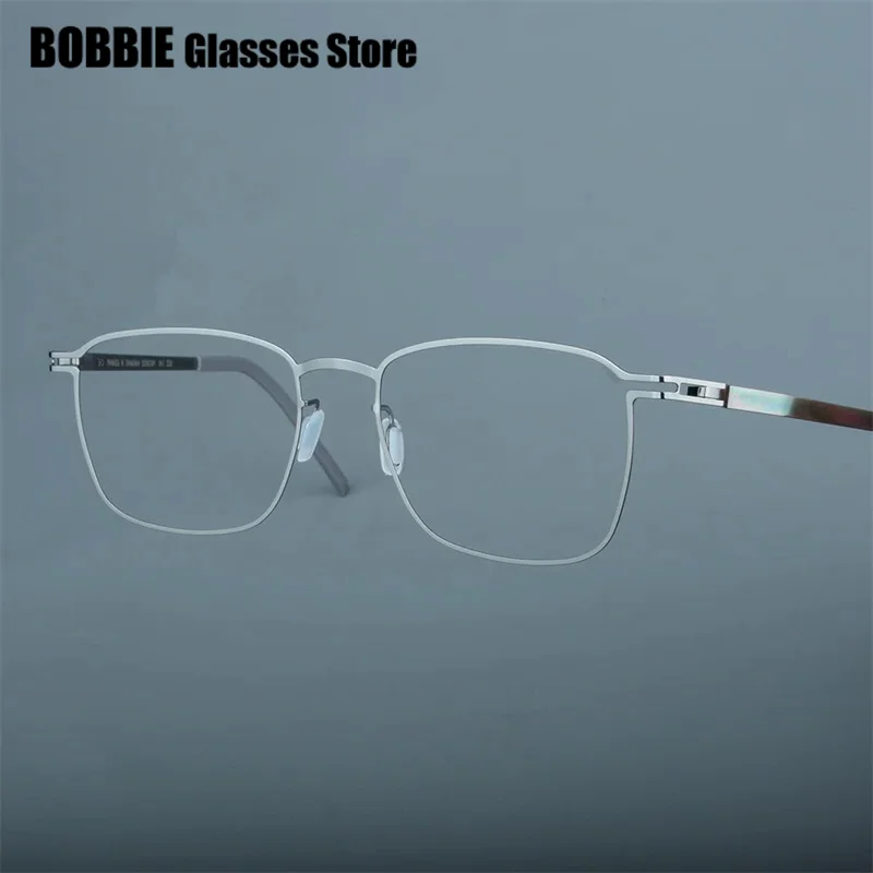 Lifetime Warranty German Brand Oversize Eyeglasses Men Pilot Ultralight Glasses Frame Women Retro Square Spectacles Eyewear Gafa