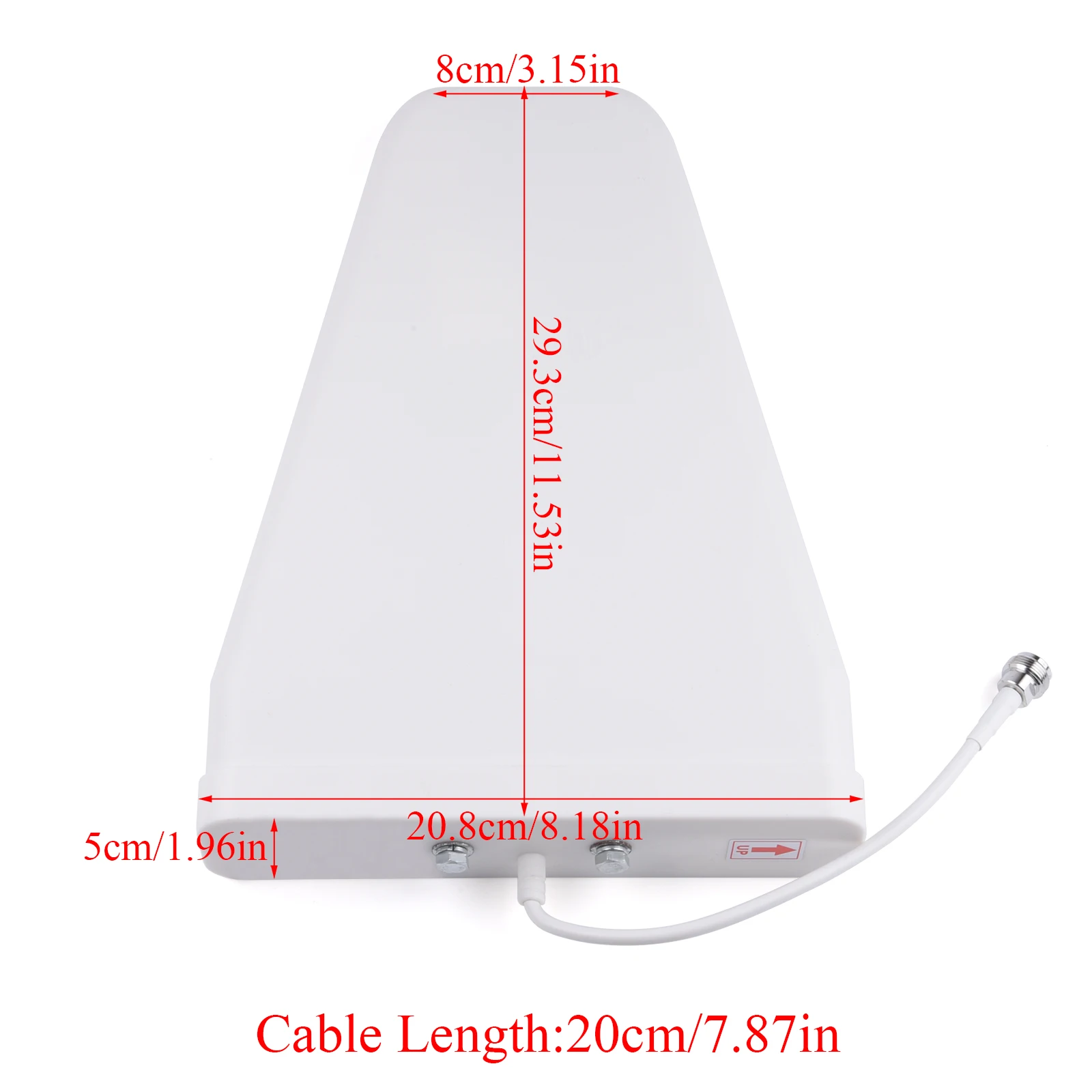 1PCS 3G 4G 5G 8dBi Antenna 800-3700MHz Outdoor Antenna N Female Connector For Signal Repeater Booster Amplifier