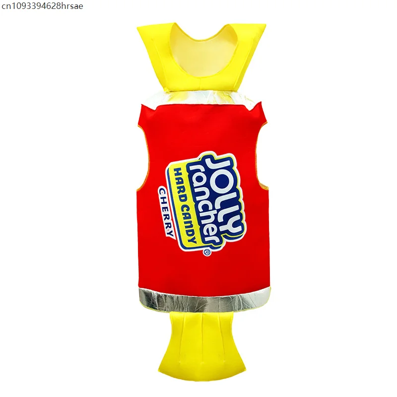 Niedlich Cherry Fruit Candy-shaped Red Candy Dress Up Food Theme Book Week Cosplay Outfit Masquerade Party Mädchen Junge Costume