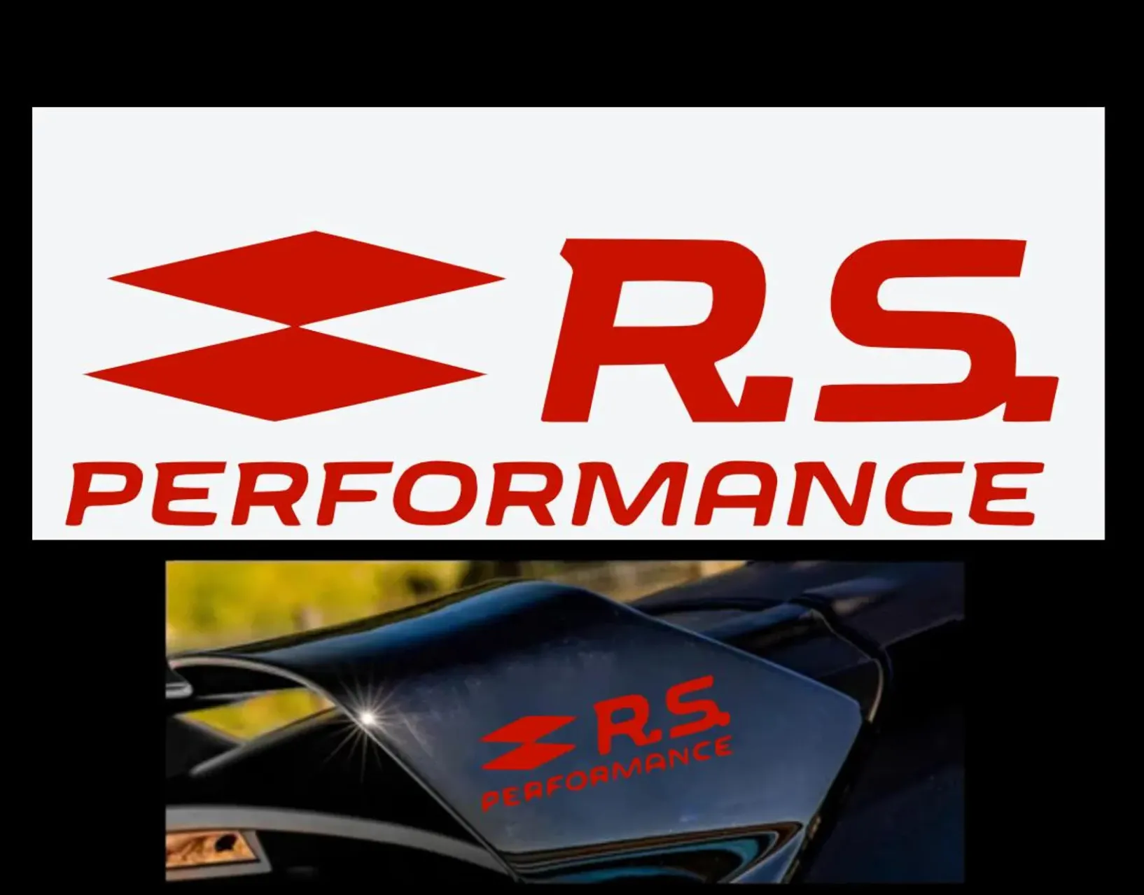 

X2 RS Performance for Renault Spoiler Stickers Styling Sport Tuning Racing Car Stickers Decals High Quality Outdoor Durable
