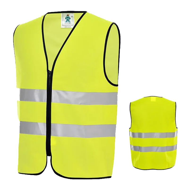High Visibility Road Working Reflective Vest Outdoor Motorcycle Cycling Safety Waistcoat Clothing Reflective Jacket