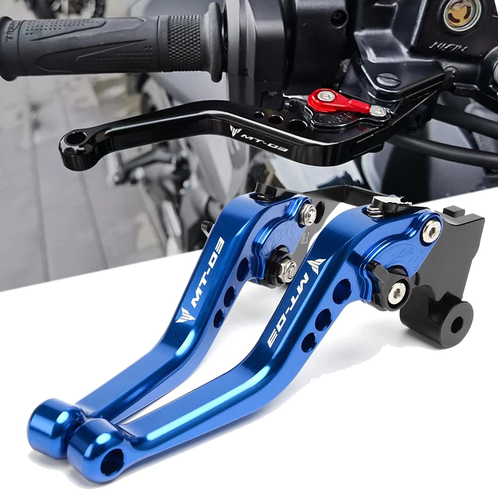 MT03 Five Colors for Yamaha MT03 2015-2020 2021 2022 2023 2024 Motorcycle CNC Adjustable Short Brake Clutch Levers MT-03 Mt 03