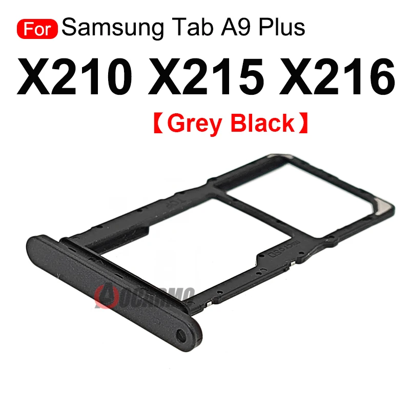 1Pcs Grey Black Blue Sim Card SIM Tray Holder Replacement Parts For Samsung Galaxy Tab A9 Plus a9+ SM- X210 X215 X216 11\