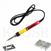 CXG E110W EU Plug Digital LCD Adjustable NC thermostat Electric soldering iron handle kit set Welding repair Better than 936d