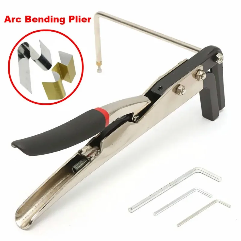 2 Types Bending Plier Manual Sheet Strip Arc/Angle Bender Steel Plier Clamp Channel Letter Tools