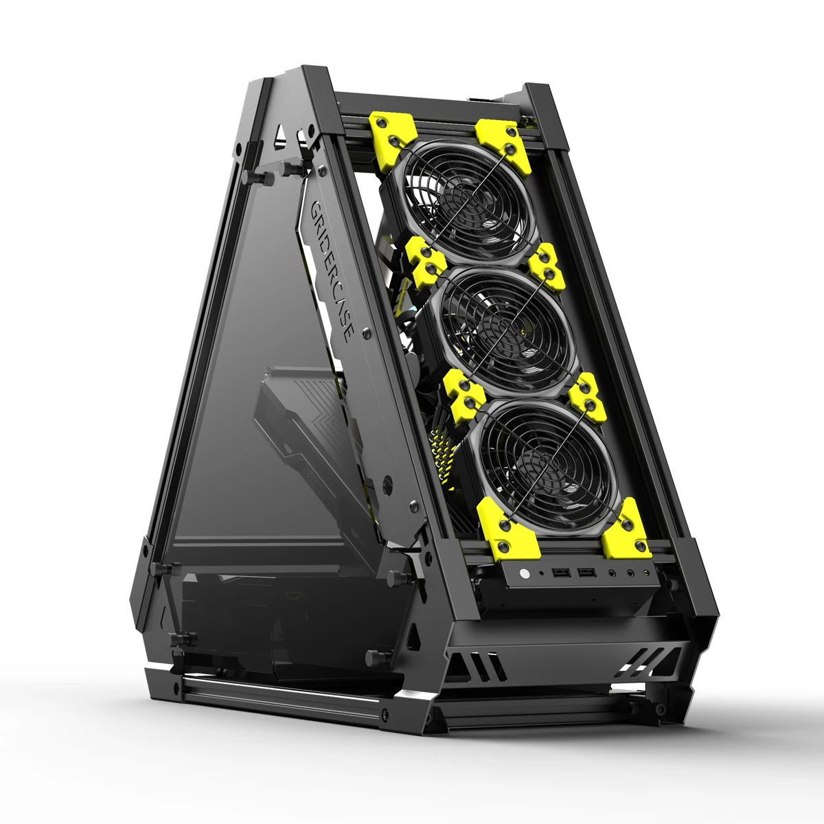 V1D Aluminiumlegering Computer Open Chassis Waterkoeling Ondersteuning Atx/Matx/Itx Moederbord Gaming Building Pc Case