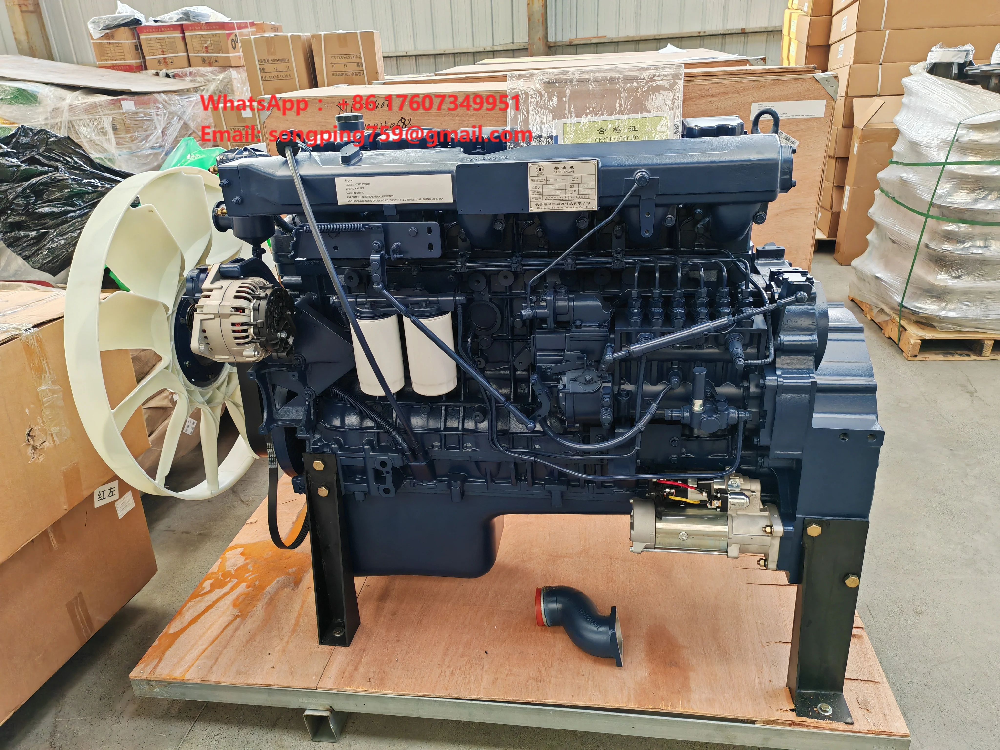 High Quality Refurbished Howo Truck Engine WP12.400E201 Weichai Power 400HP Engine Assembly