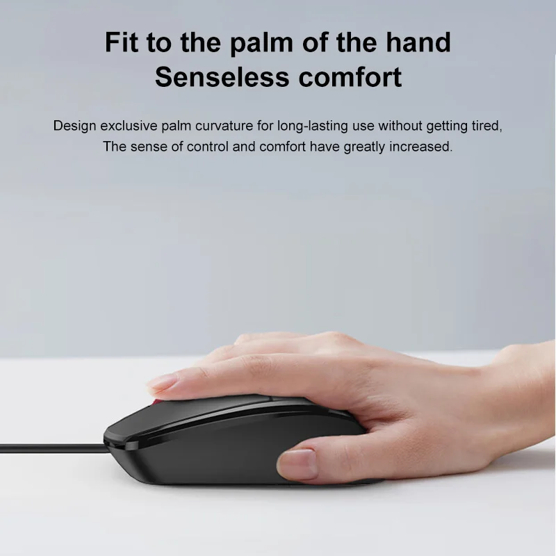 Erazer KM201 Wired keyboard and mouse set, ergonomic design, full-size keyboard