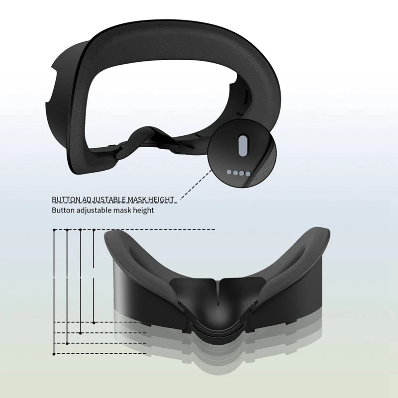 For Meta Quest 3 Air Circulation Face Cover With Cooling Fan VR Headset Replacement Facial Interface Mask For Quest3