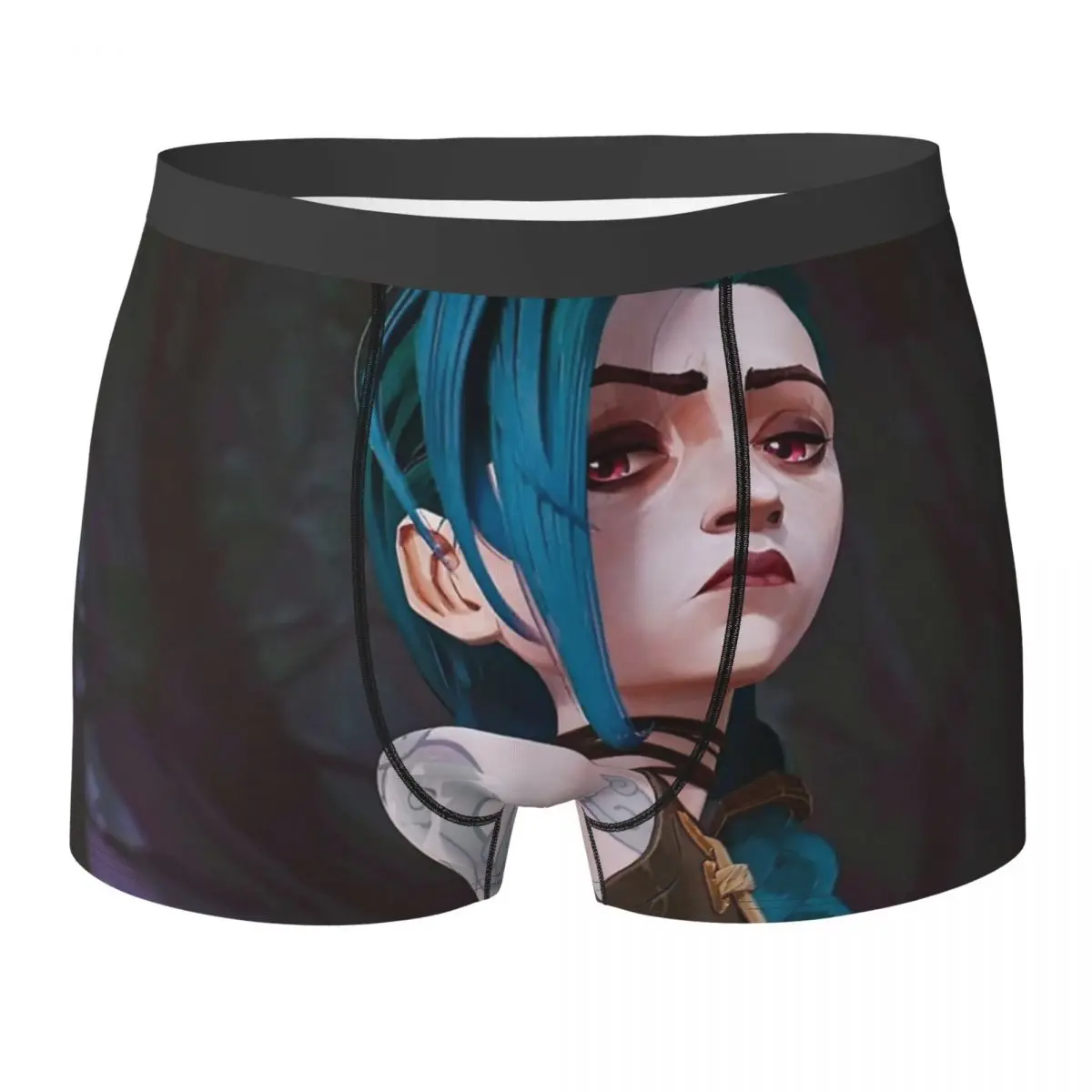 

Лидер продаж, нижнее белье Arcane League Of Legends, дышащие трусы с героями мультфильмов, шорты, трусы с 3D чехлом, мужские шорты-боксеры большого размера