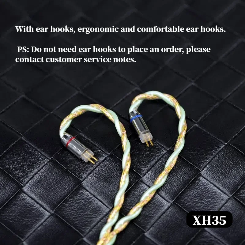 XINHS XH35 4-adriges monokristallines Kupferlegierung mit flüssigem Stickstoff + Seltenerdlegierung, HiFi-Kopfhörer-Upgrade-Kabel IE900/MMCX – Detail 5