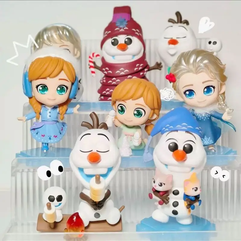 

В наличии оригинальные Hottoys Mystery Box Frozen слепая коробка Анна фигурка куклы Эльзы Cosbi детские игрушки подарок на день рождения
