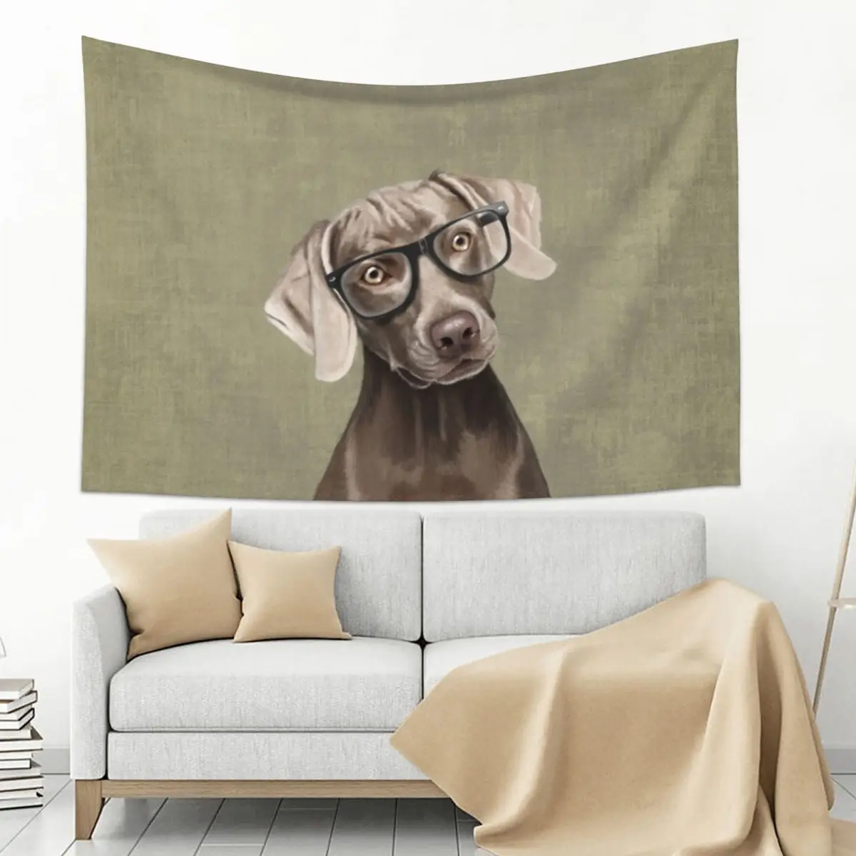 

Mr Weimaraner Tapestry Art Mural Carpet Wall Wall Hanging Decor Tapestry