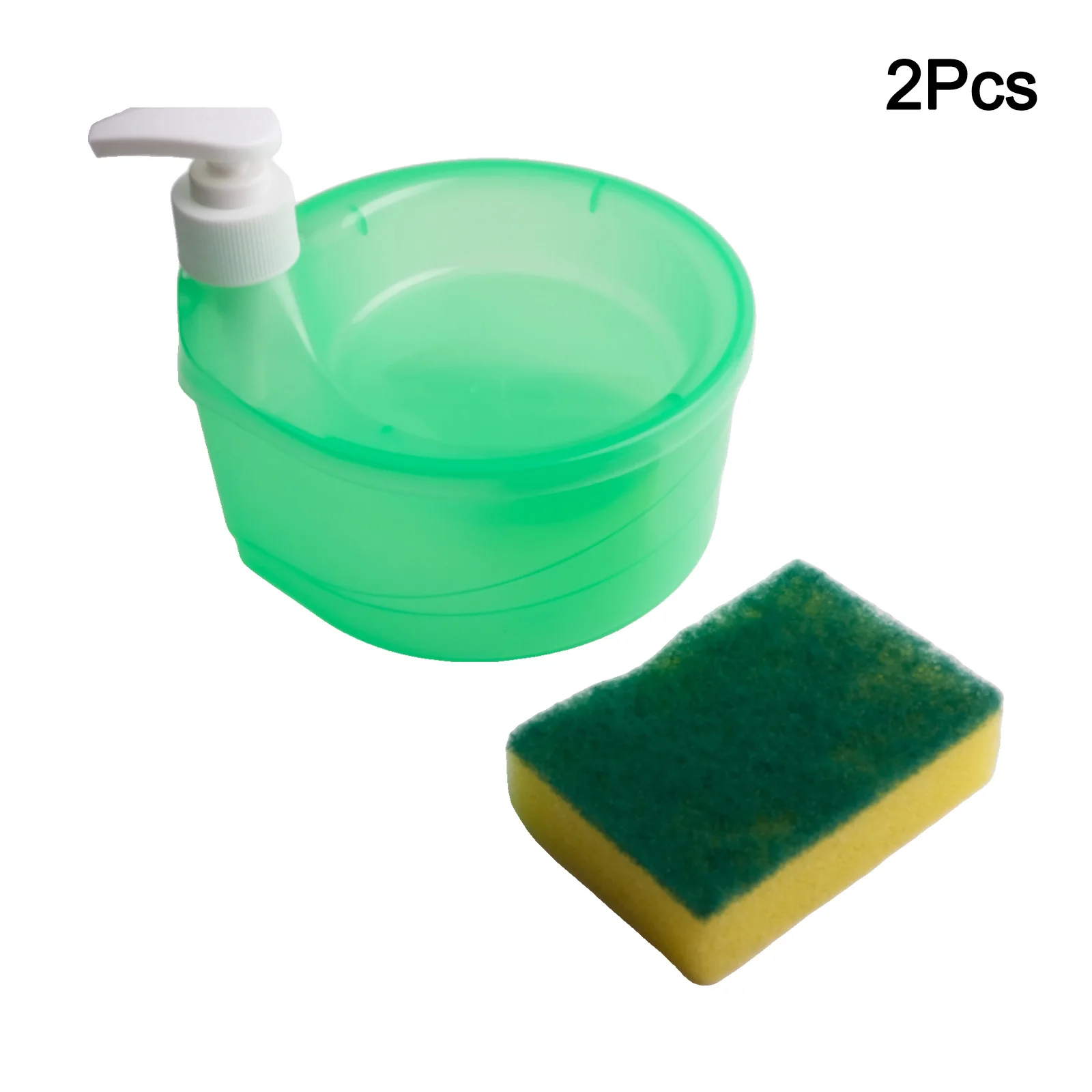 Revolutionary 2 in 1 Soap Dispenser with Dish Brush PE Material Durability Facilitates Easy and Efficient Cleaning