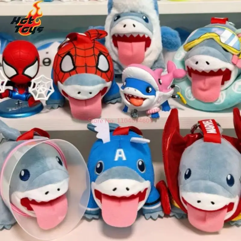 

New Hot Toys Cosbi Marvel Rivals Jeff The Land Shark Keychain Blind Box Collectible Toy Mystery Gift Kawaii Game Merch In Stock