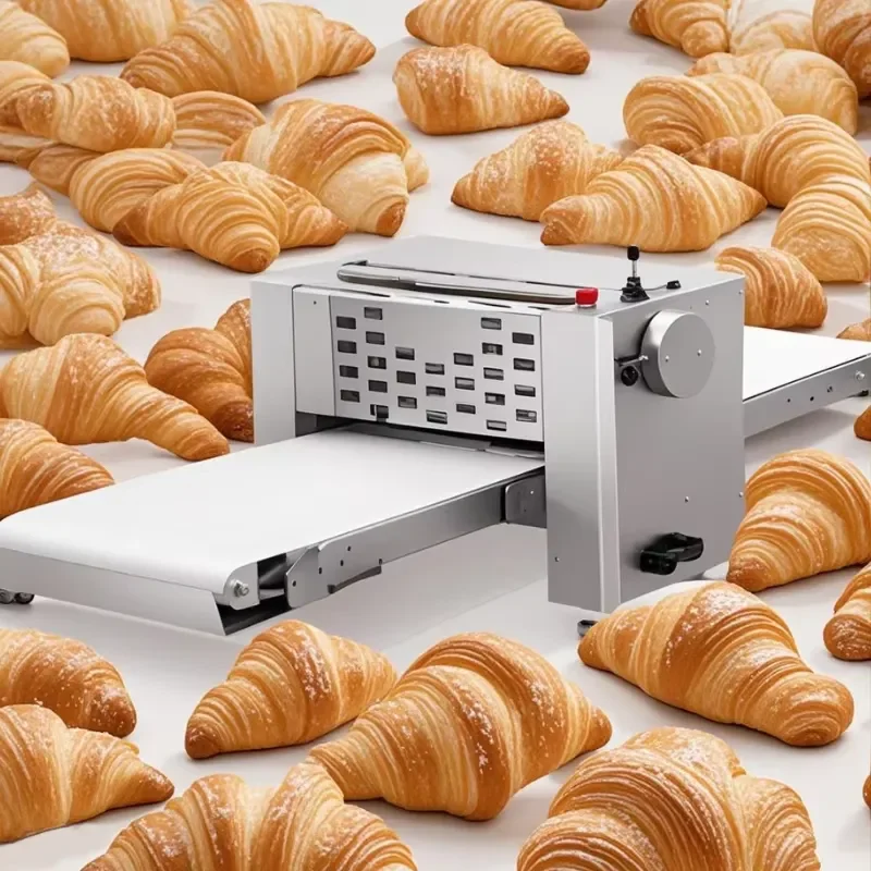 Professional Pastry Machine for French Bread Baguette Moulder and Croissant Making Automatic Machine