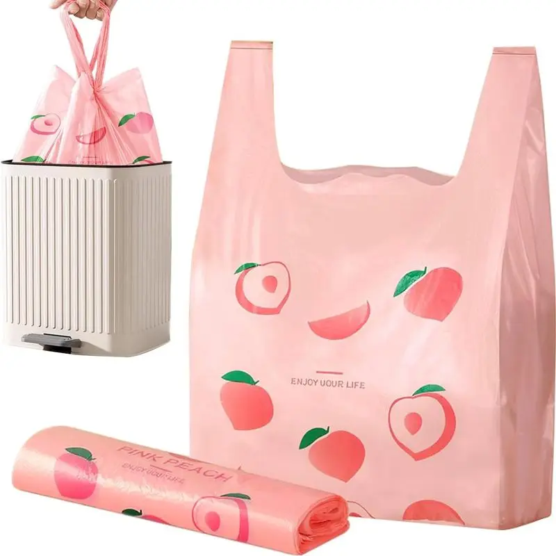 

4-галлонные мешки для мусора, прочные маленькие мешки для мусора, ароматические толстые мешки для ванной комнаты, офиса, кухни, небольшие мешки для мусора