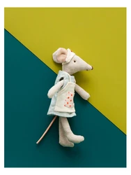 Nurse Mice Plushies Mini Tooth Fairy Mouse Cloth Toys Cotton Linen Tiny Mice Fabric Doll Pocket Toys Stuffed animals