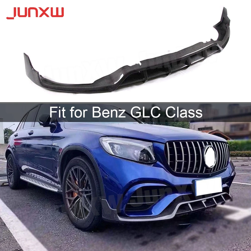 

Carbon Fiber/FRP Front Bumper Lip Chin Spoiler Shovel for Benz GLC Class Coupe W253 GLC63 Original Bumper 2016 - 2019