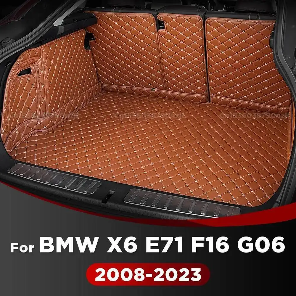 

For BMW X6 E71 2008-2014 F16 2015-2019 G06 2020-2023 Auto Full Coverage Trunk Mat Car Cargo Liner Interior Accessories