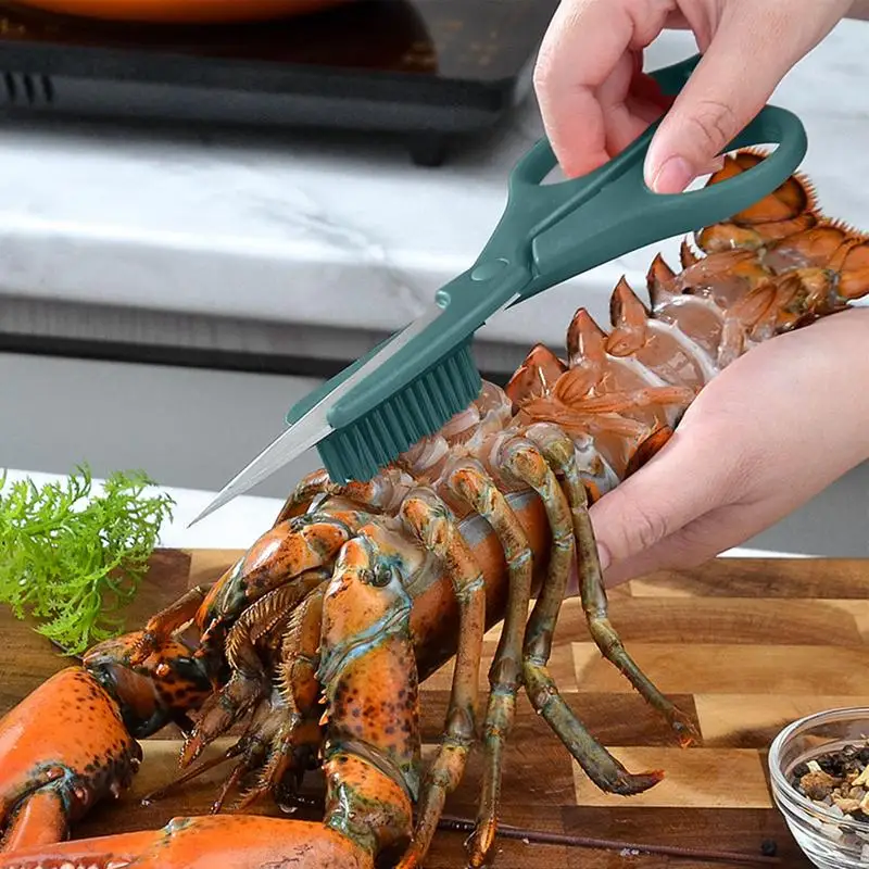 Crab Leg Scissors Seafood Shears Crab Scissors Multifunctional Anti-Slip Seafood Tools Efficient Crab Legs Crackers And Tools