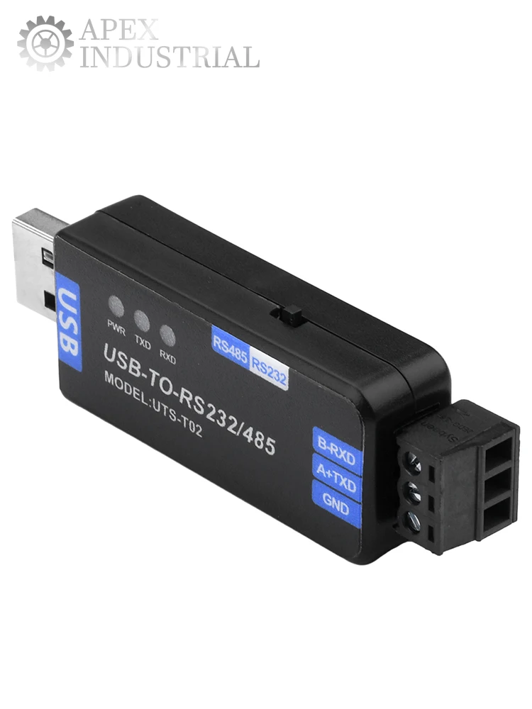 USB الصناعية إلى RS485/232 محول CH343G رقاقة ثنائي الاتجاه نصف دوبلكس المنفذ التسلسلي خط محول وحدة الاتصالات
