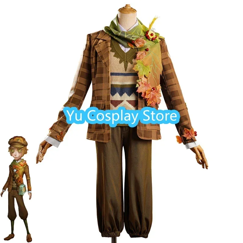 Game Identity V Postman Victor Grantz Cosplay Costume Cute Party Suit Coat Top Pants Hat Halloween Carnival Uniforms Custom Made