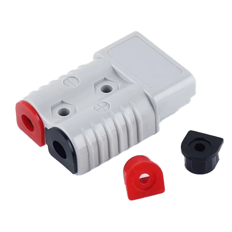 Dustproof Cap for  Connector Plug 50A-350A - Waterproof Fixed Cover, Red/Black