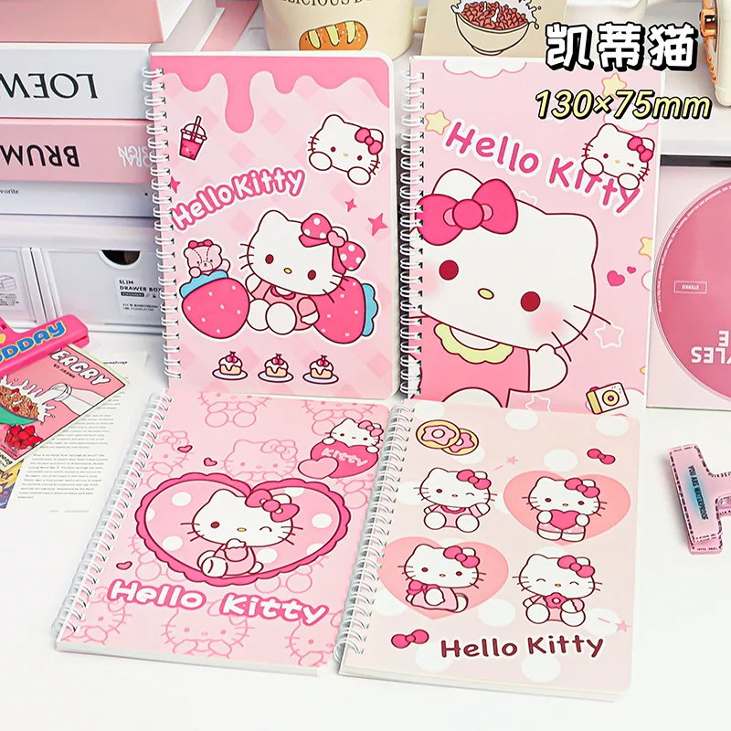 Cartoon Anime Sanrios Stationery Hello Kittys Kawaii Cute Student A5 Notebook Children Handbook Notepad Children\'s Gift