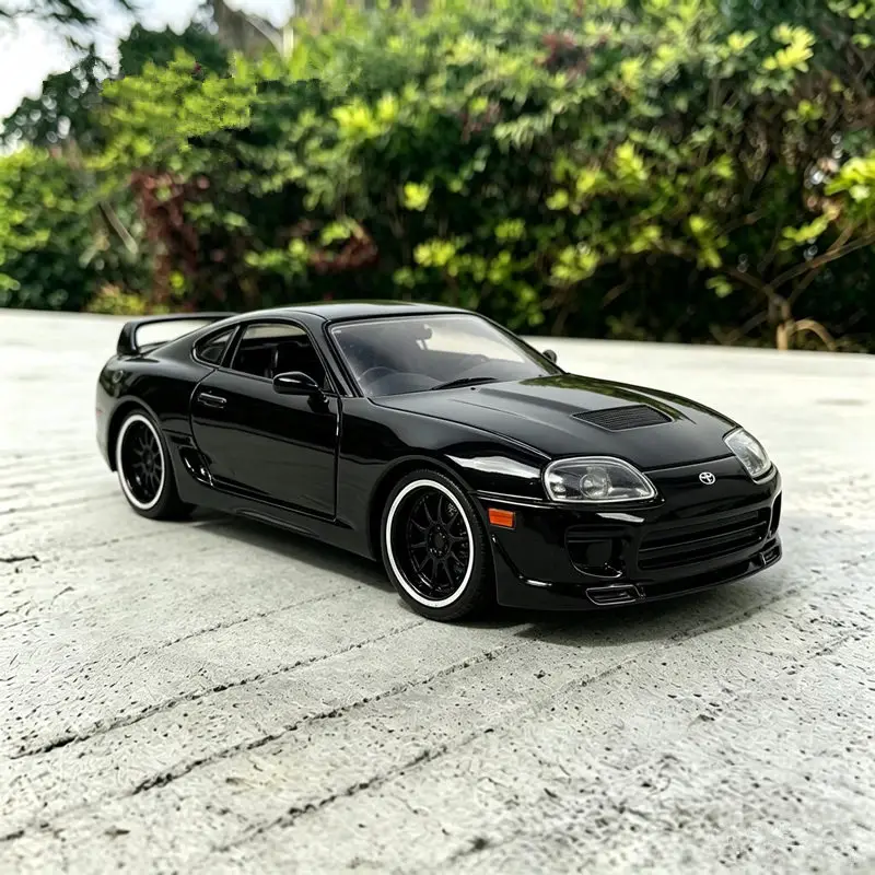 1:32 Film-Auto 1995 Supra MK4 A80 Legierung Modifiziertes Sportwagen-Modell Druckguss Metall Klassisches Rennstrecken-Fahrzeug Auto-Modell Simulation