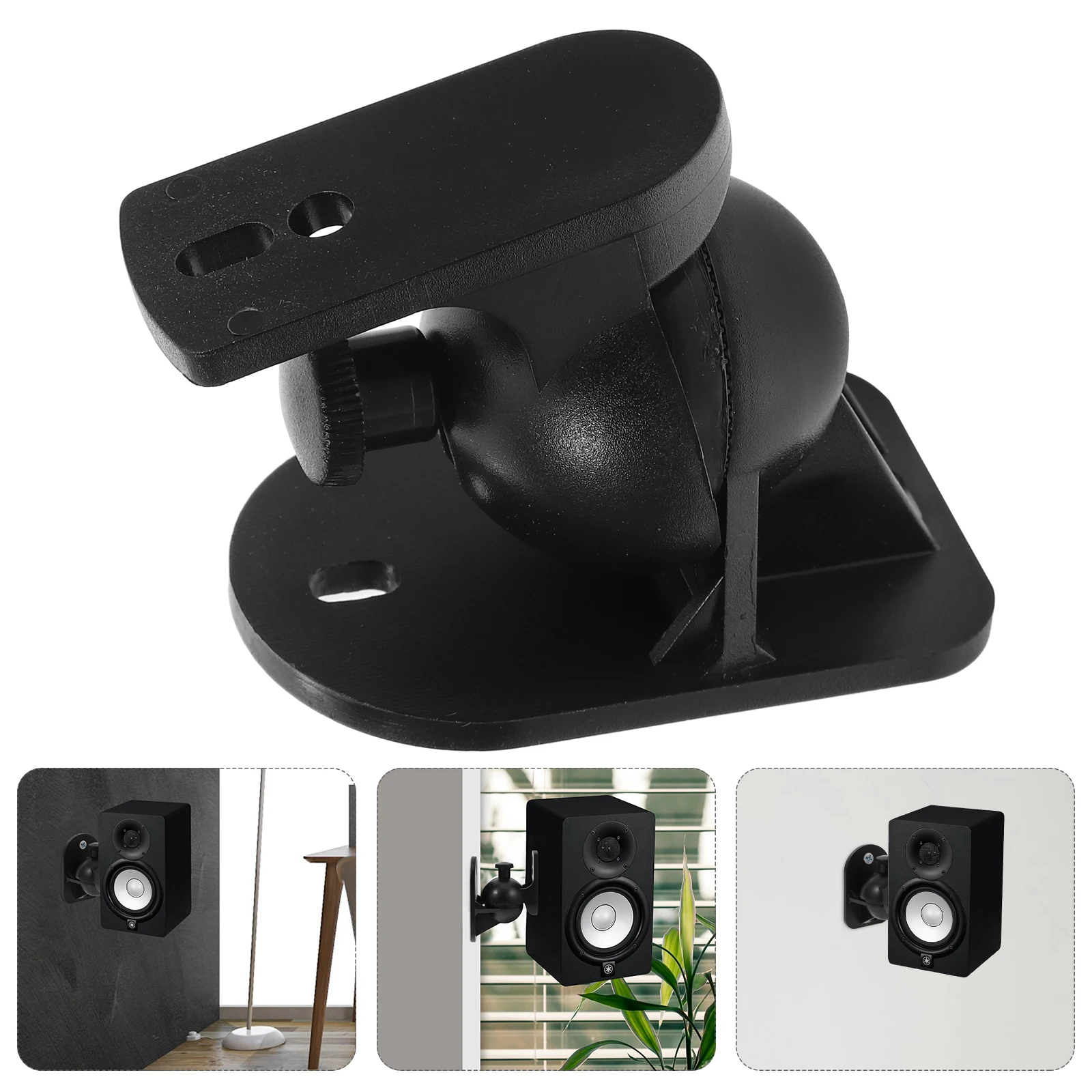 

4Pcs Surround Sound Speaker Mount Bracket Sturdy Wall Holder For Satellite Speakers