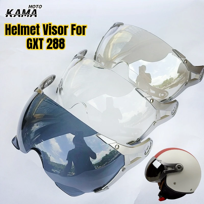 

GXT 288 Motorcycle Retro Helmet Lens Helmet Sunshade Replacement Accessories No. 9 Lens Helmet Accessories