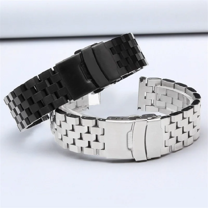 

316L stainless steel 20mm 22mm watch Strap fit for seiko skx007 skx009 Tuna 6105 6309 diving watch replace Bracelet Wristband