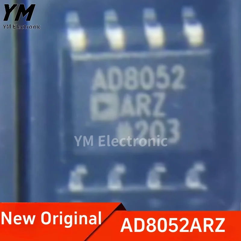 New Original AD8052ARZ AD8052ARZ-REEL7 SOIC-8 110MHz Rail to Rail Amplifier IC Chip