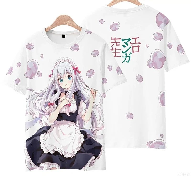 أنيمي ثلاثية الأبعاد تي شيرت النساء الرجال قصيرة الأكمام مضحك التي شيرت الجرافيك الاطفال تيز الشارع الشهير تأثيري الملابس