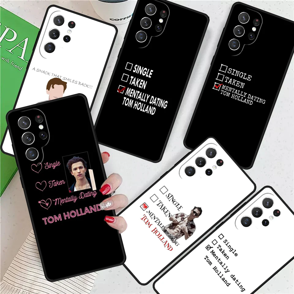 Dating Tom Holland For Samsung Galaxy S24 Ultra S21 S22 S8 S9 S10E Note 10 20 Plus FE S23 Phone case Cover Coque