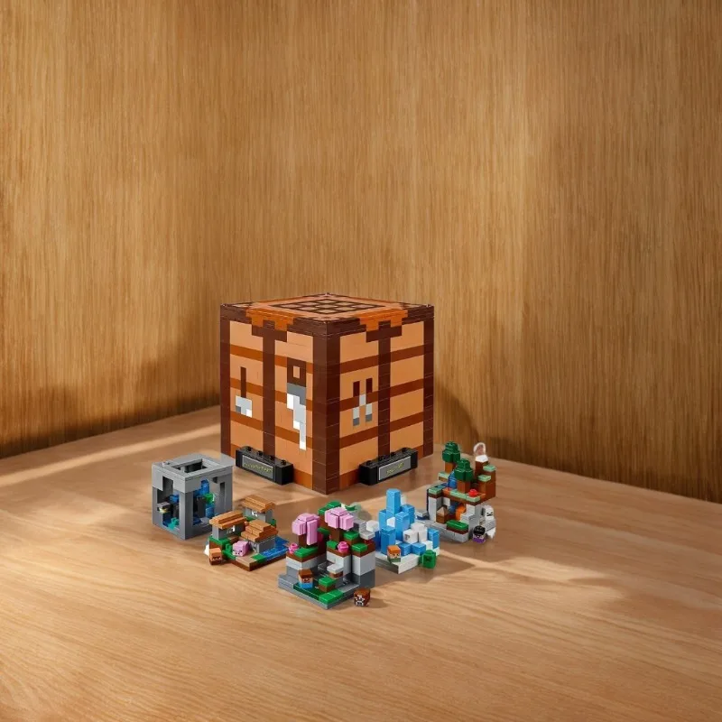 2025 neue Werkbank, architektonisches kreatives Modell, Bausteinset für Jungen, Geburtstag,