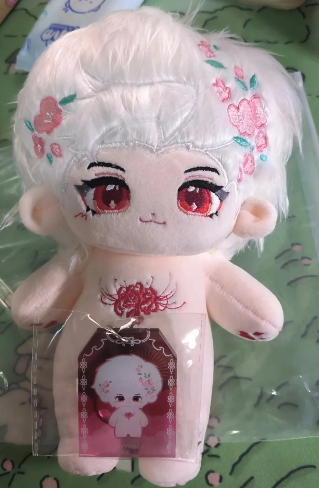 

Аниме 20 см Силус, плюшевая хлопковая кукла «Любовь и глубокое пространство», красивые фигурки мальчиков, куклы, тело, мультяшное платье, мягкая игрушка, рождественский подарок