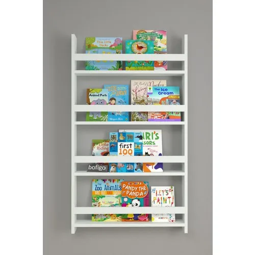 4 Rak 120X70 Cm Rak Buku Montessori Edukatif Perpustakaan Anak Putih