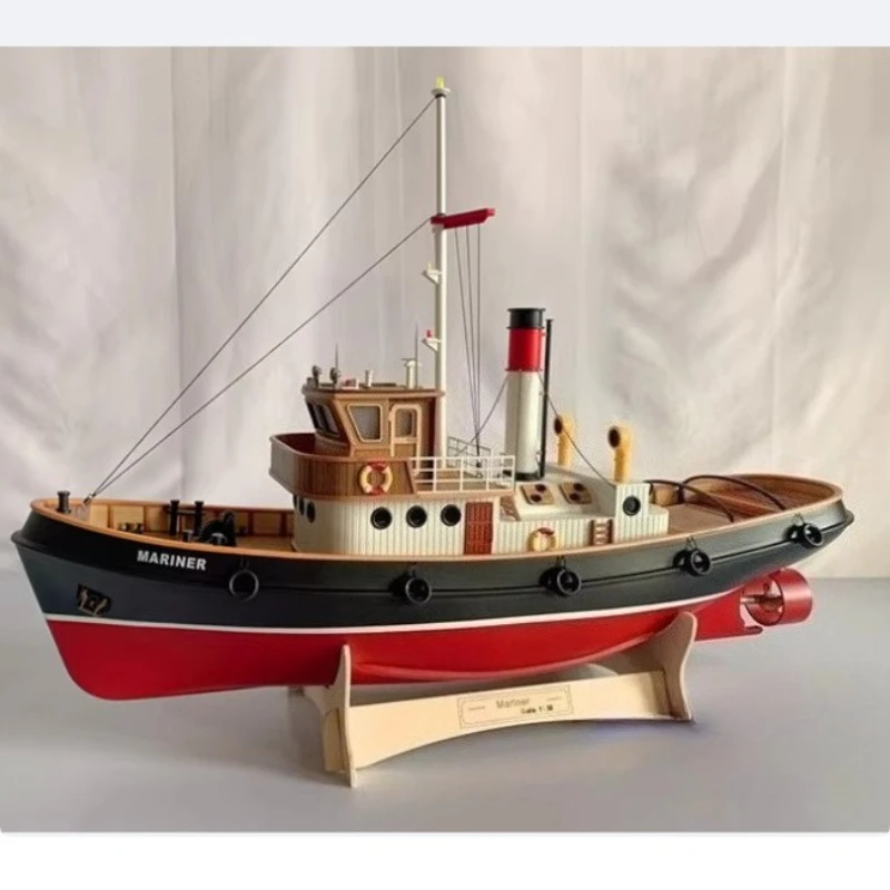 RC Boat 1:50 RTR Version Fiberglass Tugboat Model with Exquisite Workmanship Tugboat Sailor Adult Remote Control Ship Model