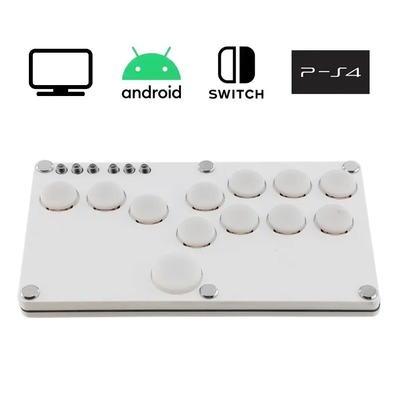 

Flatbox Hitbox Arcade Fighting Game Video Game Encoder Controller Xinput/Dinput Mini Hitbox Console For PC/PS3/NS/PS4